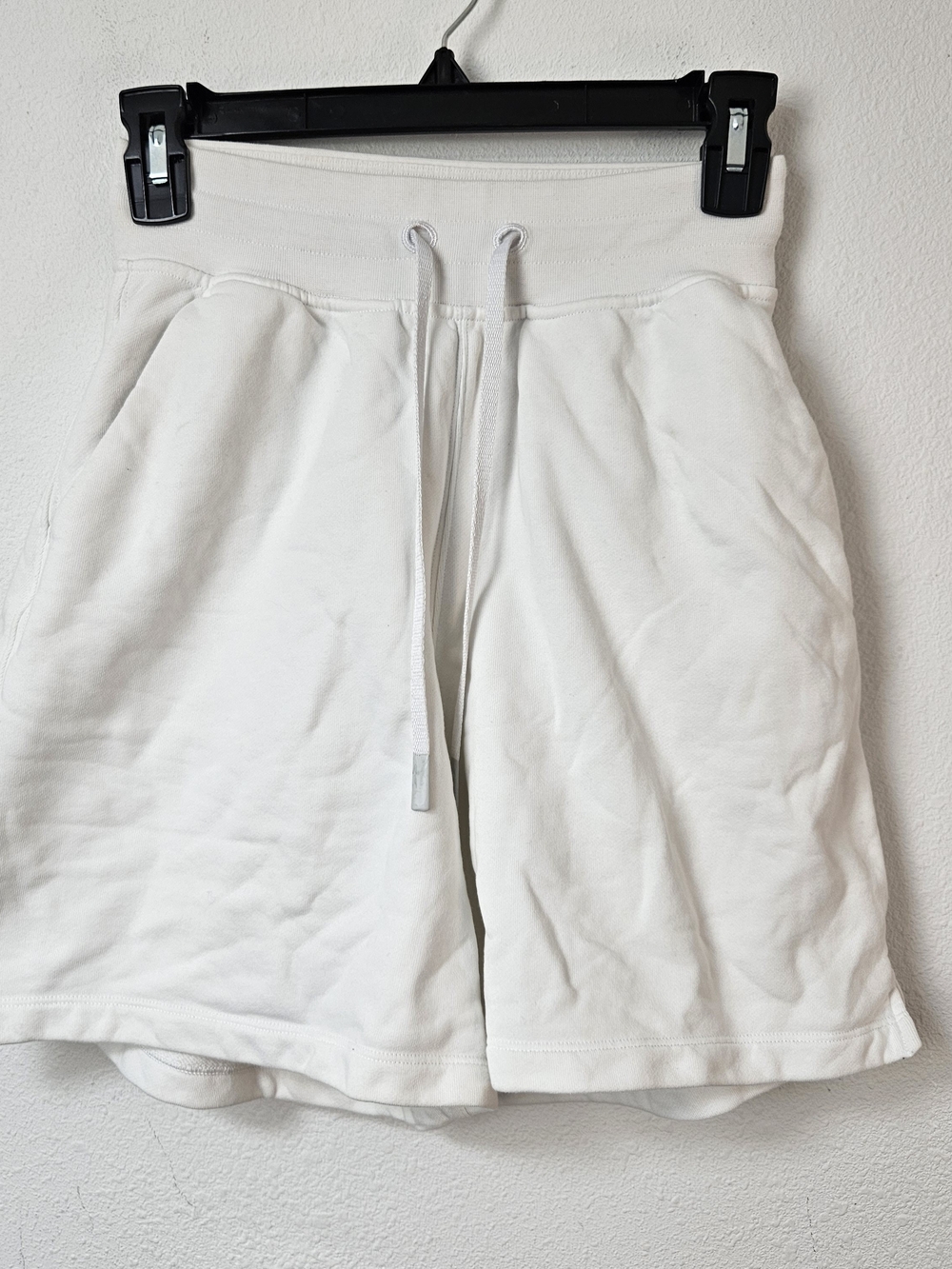 lululemon athletica Women's All Yours White Athletic Drawstring Shorts Size 2